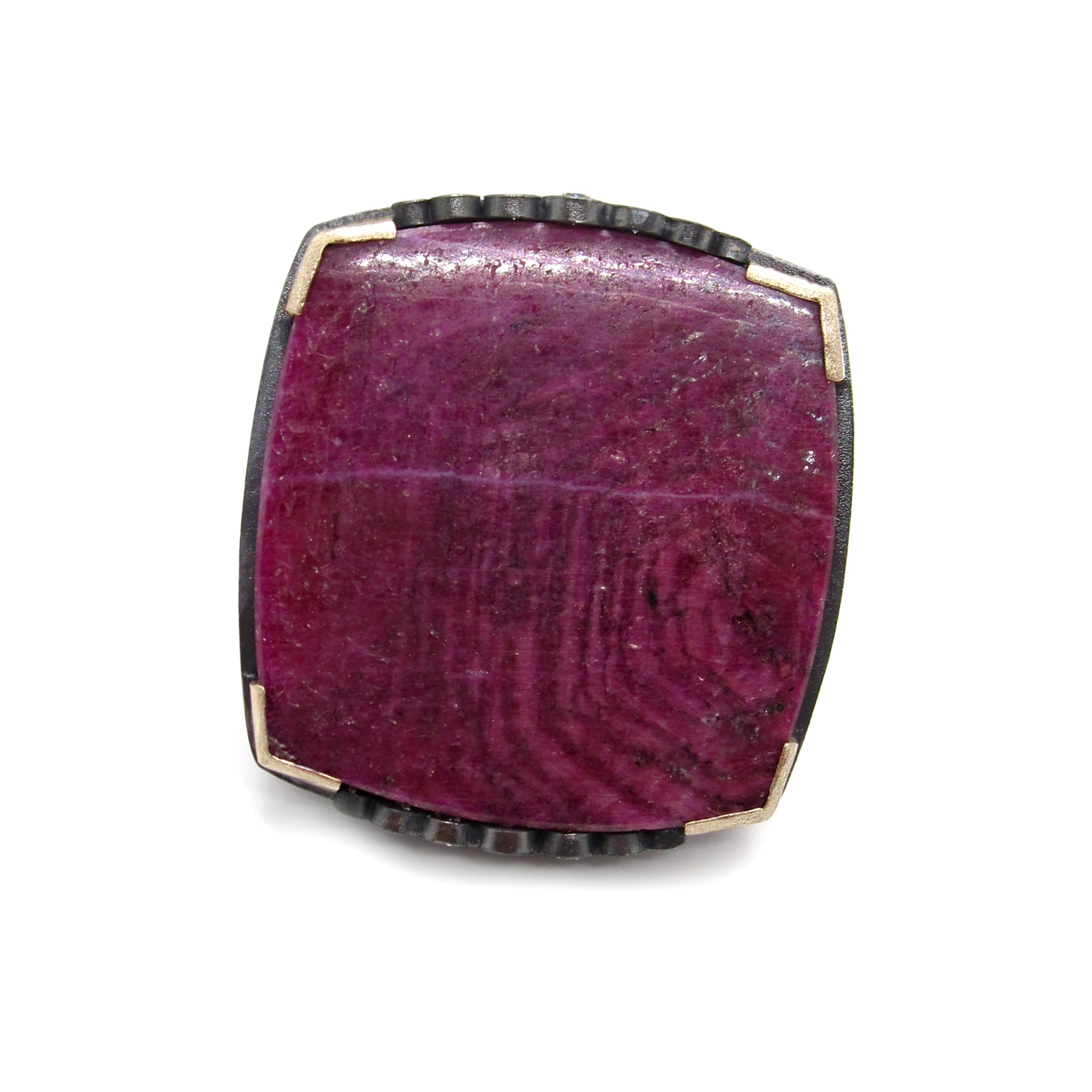 Ruby Slice Cocktail Ring