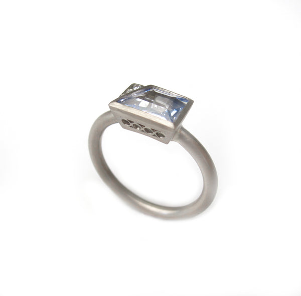 Icy Sapphire Ring